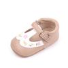 Primavera e outono bebê bordado sapatos de couro sapatos de bebê fundo macio bonito cabeça redonda infantil sapatos de princesa atacado BMH3040