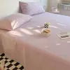Color de sábana de cama de dormitorio pieza única estilo europeo kang sábana de cama de dormitorio individual amigable con la piel cepillada engrosada pieza única al por mayor