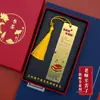 Marcador de Página Metálico Estilo Chinês, Exquisite Presente para o Dia dos Professores, Latão com Gravação Criativa, Marcador de Página Comemorativo para Professores