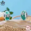 Evelle Tortuga de Ensueño Cuentas de Vidrio Pulsera DIY Cuentas Plata de Ley S925 Animales Cuentas Accesorios Accesorios
