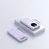 Batería Externa 10000/20000 mAh Carga Rápida Gran Capacidad Luz LED con Cable Cuádruple Integrado Fuente de Alimentación Portátil para Exteriores