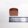 Peine simple de fábrica directo hecho a mano diy accesorios inferiores accesorios para el cabello flequillo peine para el cabello 13 dientes peine de plástico de protección ambiental