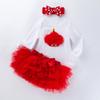 Verano Nuevo Dibujos Animados para Niños Niñas Algodón de Alta Calidad Bolsa Ropa Pedo Moda Manga Larga Liebre Seis Capas 0-2 Ropa