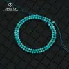 Piedra Cruda de Amazonita Natural Cuentas Facetadas Cadena Larga Cuentas Pequeñas Semi-Terminadas Facetadas Pulsera DIY Collar Joyería en Stock