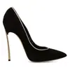 Zapatos de Moda para Mujer Transfronterizos, Tacones Metálicos Ultra Altos, Tacones Altos, Zapatos para Mujer Talla Grande Aliexpress, Zapatos de Salón para Mujer