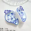 Imitação de Porcelana Simulada Louça Acessórios de Resina Casa de Bonecas DIY Decorações de Mesa Prato de Pinça Bijuterias Atacado
