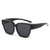 Set de gafas TR90 portátil de un solo lente doble propósito gafas de sol de moda nuevas para exteriores conducción de cerca gafas de sol polarizadas