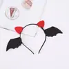 Faixa de Cabelo de Halloween Transfronteiriça para Crianças Festa Fantasia Cosplay Diversão Faixa de Cabelo de Diabinho Acessórios de Cabelo para Fantasia de Festival