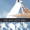 Traje de ducha presurizado hexagonal de cuatro velocidades, cabezal de ducha con parada de agua de un botón, traje para baño doméstico, transfronterizo