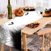Camino de Mesa Halloween Transfronterizo 2025 Estilo Nuevo Mantel Banner Impreso de Alta Gama Decoración Fiesta Festiva Bandera Personalización