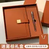 Caixa de Presente para Caderno 2026 Novo Modelo Caderno de Alta Qualidade e Caneta de Metal com Logotipo Gravado, Caderno Corporativo Prático