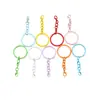 Llavero Redondo Lacado de Color Caramelo Engrosado con Cierre de Langosta DIY para Bolso Funda de Audífonos Accesorios para Llaveros Joyería