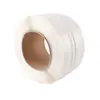 Correas de Empaque de Fibra de Poliéster Blancas, Correas de Empaque Flexibles, Correas de Empaque Fijas para Transporte de Carga, Correas de Amarre