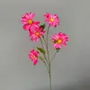 Flores de margarita artificiales para decoración del hogar, flores de cosmos artificiales para bodas, arreglos florales terminados, se pueden enviar en nombre de los clientes