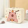 Llavero Lindo de Capibara Estudiante Material Escolar Regalo Pequeño Paquete de Regalo de Recompensa de Alto Valor para Niños