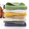 Toalla cuadrada de algodón grueso de color liso de fábrica, toalla suave de comercio exterior, toalla facial de regalo para supermercado, se puede procesar