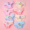 Roupa íntima infantil transfronteiriça para meninas, Cuecas boxer de seda de leite para meninas, Bebês e Crianças Grandes, Meninas Pequenas, Shorts boxer para bebês