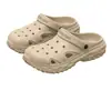 Sapatos Furados Masculinos Antiodor Antiderrapantes 2026 Novos Pneu Verão Tipo Tamanco Sapatos Fechados Sapatos Lona Para Homens Uso Externo