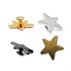 Tachas Estrela de Cinco Pontas Kimberly para Bolsas, Bolsas de Mão, Acessórios, Sapatos e Chapéus Rebites Decorativos Botões de Tachas Planos Estrela de Cinco Pontas
