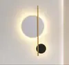 Lámpara de Pared Moderna Minimalista de Moda para Mesita de Noche, Pasillo, Escalera, Elegante y Único Accesorio de Iluminación de Pared de Fondo para Sala de Estar