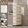Armário de armazenamento estreito de 15 cm para banheiro, vaso sanitário, armário de armazenamento à prova d'água, armário de espaço ultra-estreito para cozinha