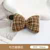Acessórios de Laço Preenchidos com Algodão de Tecido, Acessórios de Cabeça Xadrez Estilo Coreano, Decoração de Lenço, Acessórios DIY, Acessórios de Roupa, Pequenos Acessórios