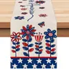 Camino de Mesa de Venta Caliente para el Día de la Independencia, Mantel Decorativo del 250 Aniversario Americano, Decoración del Hogar, Mesa de Café de Sala de Estar, Mantel para Mesa de Cocina