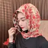 [Chapéu Cachecol de Cetim com Nervuras] Novo Estilo de Primavera Chapéu com Fita Moda Protetor Solar Cachecol Versátil Casual Lenço de Cabeça Feminino