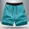Shorts Casuais Esportivos Respiráveis de Secagem Rápida de Seda Gelada para Homens e Mulheres, Shorts Largos de Verão Tamanho Grande para Corrida e Fitness
