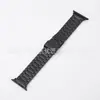 Aplicável a Huawei GT4/3 Apple iwatch8/7 fivela integrada três elos pulseira de relógio de aço inoxidável oca metal atacado