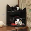 Estante de Almacenamiento de Esquina para Escritorio Montado en Pared Adorno Panda Creativo para Entrada de Puerta Entrada del Hogar Portallaves Portavasos Pequeño