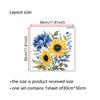 Nuevas Pegatinas de Inodoro de Bosque de Flores de Girasol Pegatinas Esmeriladas Serie CH Pegatinas de Pared Decorativas para Tapa de Inodoro Transfronterizas Lote