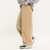 Pantalones de pierna ancha para niños, nuevo estilo primavera y otoño 2026, pantalones anchos holgados para niños, pantalones largos de moda para niños mayores, pantalones casuales versátiles