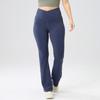 Pantalones de Yoga Acampanados Elásticos Deportivos de Yoga de Color Sólido con Cintura Cruzada para Mujer de Verano 2025 Europeos y Americanos Amazon