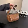 Dy Venda Quente Bolsa de Grande Capacidade Feminina Textura de Alto Padrão Tendência Simples Casual Bolsa de Ombro Axila Alça Larga Bolsa Transversal
