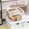 Lixeira de Mesa com Design Elegante, Organizador de Acessórios de Cabelo Tipo Pressão, Caixa de Armazenamento de Mesa para Cosméticos e Organizador de Amostras de Skincare