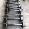 Rodas de esteira personalizadas pelo fabricante 300/350 conjuntos de rodas para vagão de mina, rodas de aço fundido para levantamento e deslocamento de locomotivas