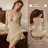 Conjunto de Camisón Sexy de Encaje Xianyi con Almohadillas para el Busto, Ropa de Dormir de Deseo Puro, Vestido Camisola de Seda Helada de Alta Gama 619