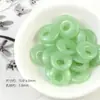 Estilo Antigo Novo Chinês Imitação de Jade Esmaltado Fivela de Segurança Contas Espaçadoras Pulseira DIY Contas Budistas Brincos Grampo de Cabelo Acessórios de Joias