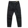 Pantalones de Trabajo para Hombre Estilo Coreano Rectos Sueltos Casuales de Trabajador Verano Sencillos Multibolsillos Pantalones de Protección Laboral para Hombre