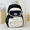 Lindo Gato Nylon Estudiante de Secundaria Mochila de Gran Capacidad Estudiante de Preparatoria Mochila Bolsa para el Dolor de Niña Bolsa para Bebé Estilo Universitario