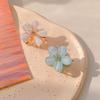 Clip de Pinza Pequeño Flor de Cristal Dongdaemun Mini Pinza de Flor de Ciruelo Coreana Flequillo Lateral Pinza Retro para Cola de Caballo Accesorios para el Cabello