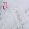 Malla Bordada a Máquina con Perlas Lentejuelas Cuentas de Pedrería Cuentas de Arroz Encaje de Tubo Accesorios de Ropa DIY Accesorios de Boda