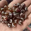 Accesorios para joyería DIY de jade barato 10mm cuentas rojas del día ágata tres ojos cuentas redondas cuentas cuentas cuentas S