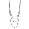 Cadena para la clavícula de hombre y mujer de temperamento frío simple descolorido, estilo hip-hop, todo-partido, diseño de nicho, exquisito collar de moda