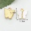 Acessórios de Joias Estilo Borboleta Transfronteiriços, Joias Artesanais DIY Borboleta Multicoloridas, Acessórios de Joias DIY High-End com Gotejamento de Óleo