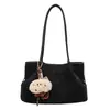Bolso Retro Simple para Llevar a Mano Estilo Baguette para Mujer 2025 Otoño Nuevo Estilo de Alto Nivel Estilo Extranjero Lujo Accesible Color de Contraste Bolso de Hombro Único