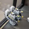 Tênis Casuais Infantil com Cadarço Estilo "Dad Shoes" 2026 Primavera e Outono Desenho Animado Malha Respirável Solado Macio Antiderrapante para Meninos e Meninas