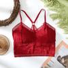 Sostén de encaje de una pieza sin aros de acero, ropa interior envolvente, ropa interior para mujer, para uso interior, para uso exterior, camisola básica, top de tubo
