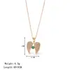 Colar de Asas de Anjo com Pedras Europeias e Americanas Transfronteiriço Feminino Moda Luxo Leve Zircônia Pingente de Coração Versátil Corrente de Clavícula